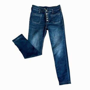 Anthropologie Pilcro and the Letterpress High-Rise Slim Jeans Size 28 Tall‎
